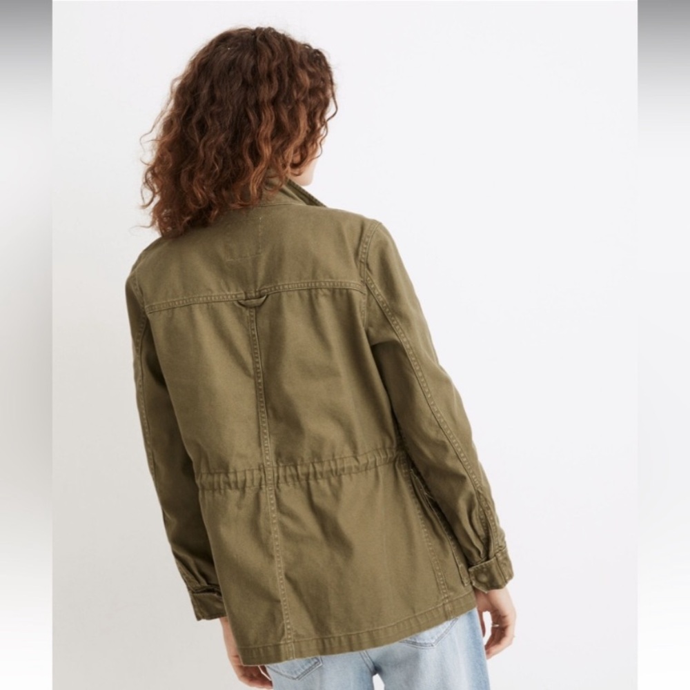 Madewell Dispatch Army Green Utility Safari Jacket Size S - Picture 3 of 8